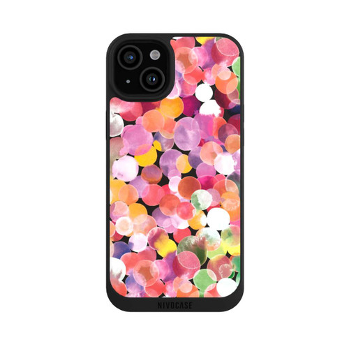 Apple iPhone 15 Plus NIVOpure Colorful Watercolor Dots