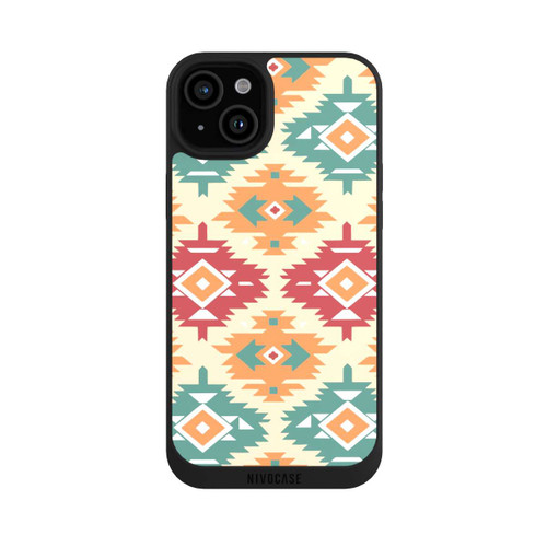 Apple iPhone 15 Plus NIVOpure Modern Tribal Boho Aztec Geometric Design 1