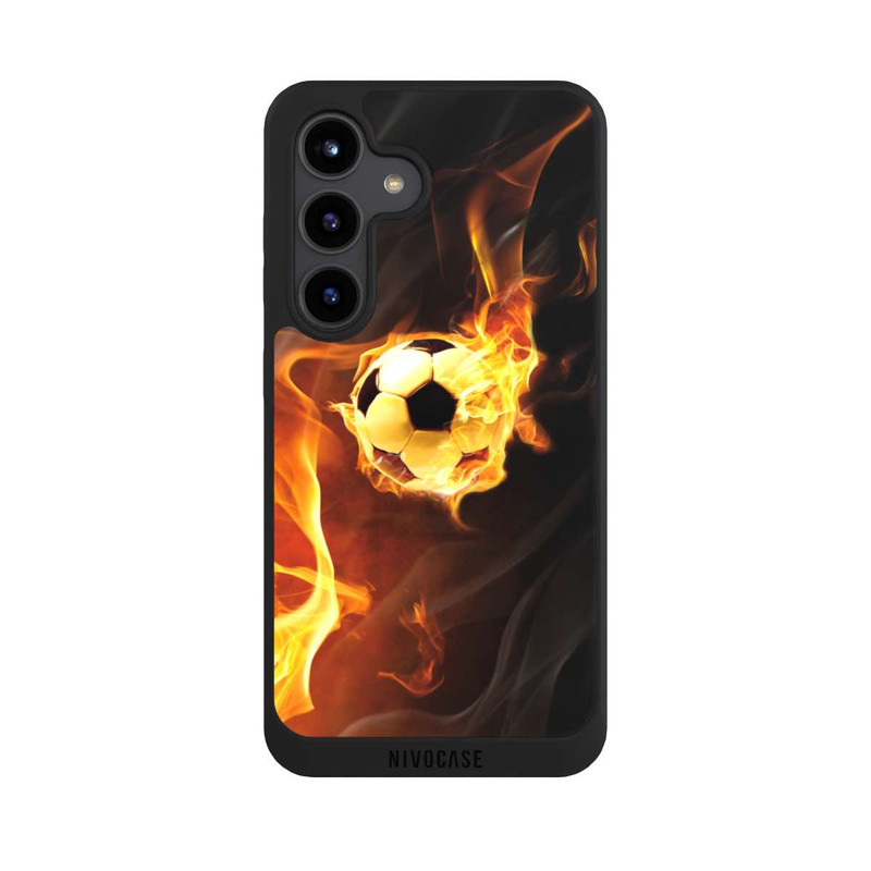Galaxy S24 NIVOpure Fußball in Flammen
