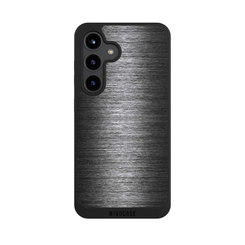 Galaxy S24 NIVOpure Metal Look - Anthrazit