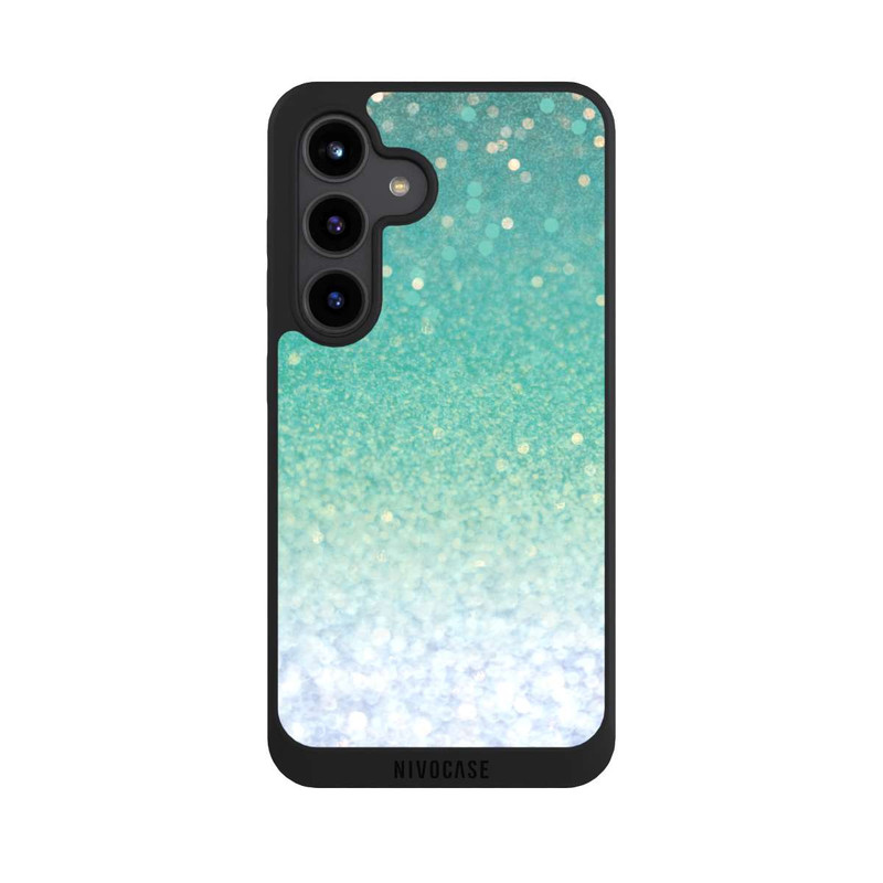 Galaxy S24 NIVOpure Dazzling Glitter Green Look