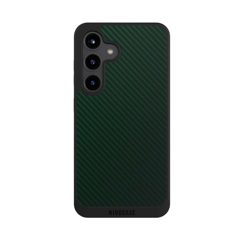 Galaxy S24 NIVOpure British Racing Green Carbon