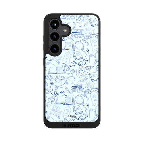 Samsung Galaxy S24 NIVOpure Beauty and Beast Pattern Blue