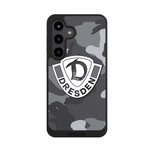 Samsung Galaxy S24 NIVOpure Dresden Camouflage Grau - Dynamo Dresden