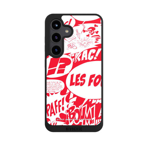 Samsung Galaxy S24 NIVOpure Speech Bubbles Asterix Red