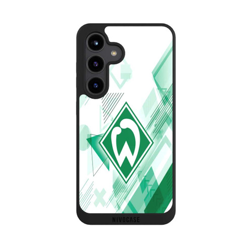 Samsung Galaxy S24 NIVOpure Weiße Grafikelemente - Werder Bremen