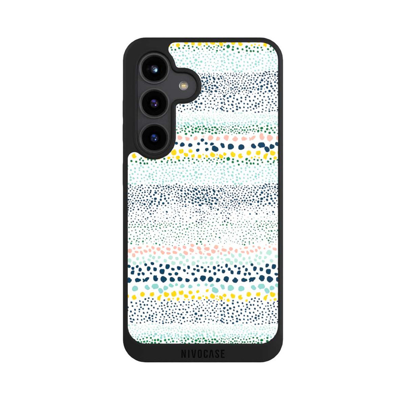 Galaxy S24 NIVOpure Kleine Punkte, strukturiertes Weiß