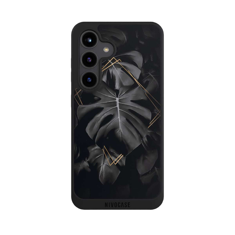 Galaxy S24 NIVOpure Black Leaves