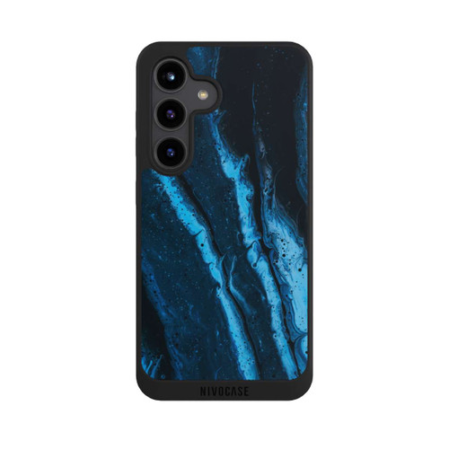 Samsung Galaxy S24 NIVOpure Blue oil texture