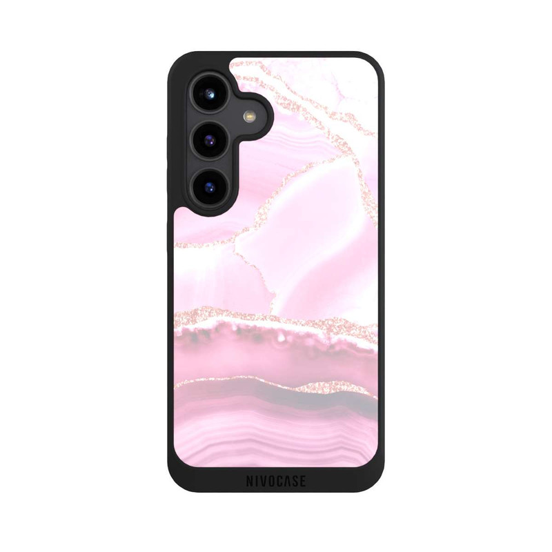 Galaxy S24 NIVOpure Meerjungfrauen Pink Marmor