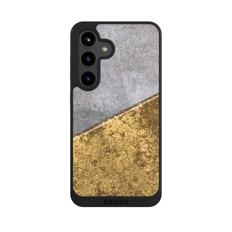 Galaxy S24 NIVOpure Aspect béton et or