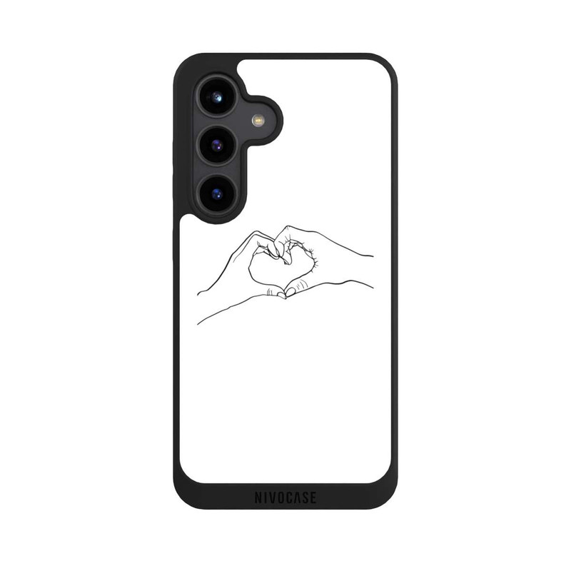 Galaxy S24 NIVOpure Herz Hände Line Art