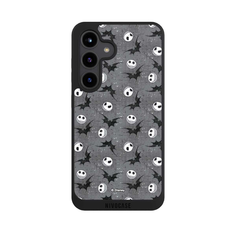 Galaxy S24 NIVOpure Jack Grey Pattern Tim Burtons Nightmare before Christmas