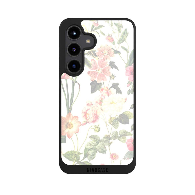 Galaxy S24 NIVOpure Wildblumen auf Hellgelb