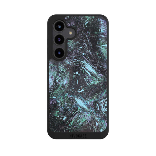 Samsung Galaxy S24 NIVOpure Abstrakt tropfender Staub lila