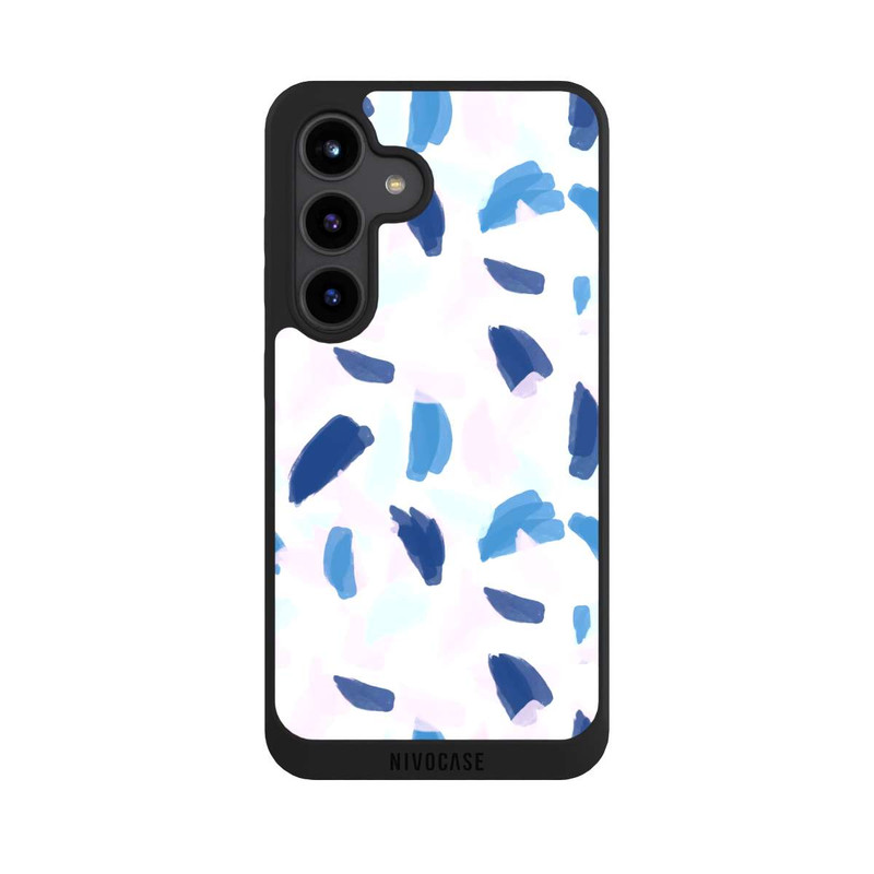 Galaxy S24 NIVOpure Blaue und rosa Farbe
