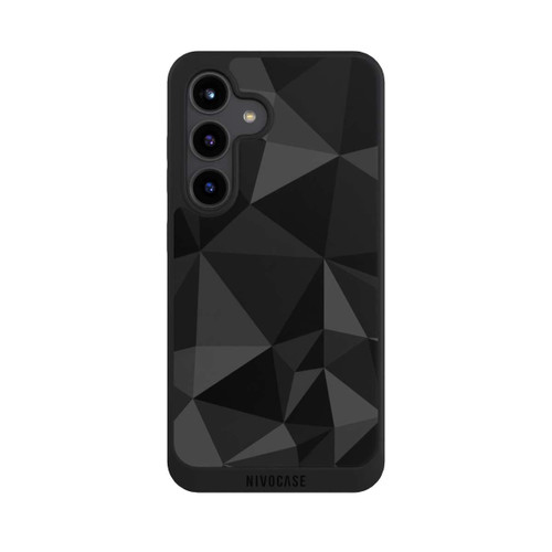 Samsung Galaxy S24 NIVOpure Polygonmuster schwarz