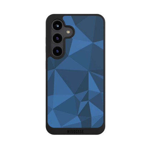 Samsung Galaxy S24 NIVOpure Polygon Pattern Blue