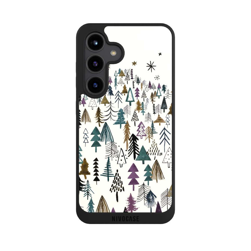 Galaxy S24 NIVOpure Montagne Arbres Forêt Violet