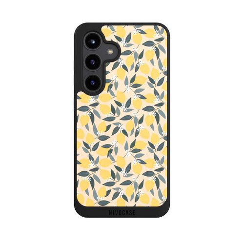Samsung Galaxy S24 NIVOpure Rosa Zitronen-Muster