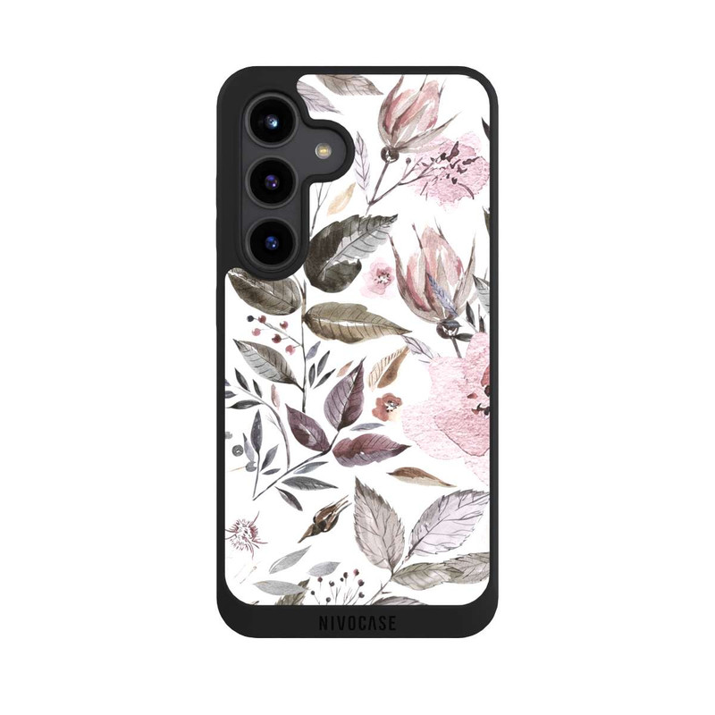 Galaxy S24 NIVOpure Aquarell braune Rosenblüten