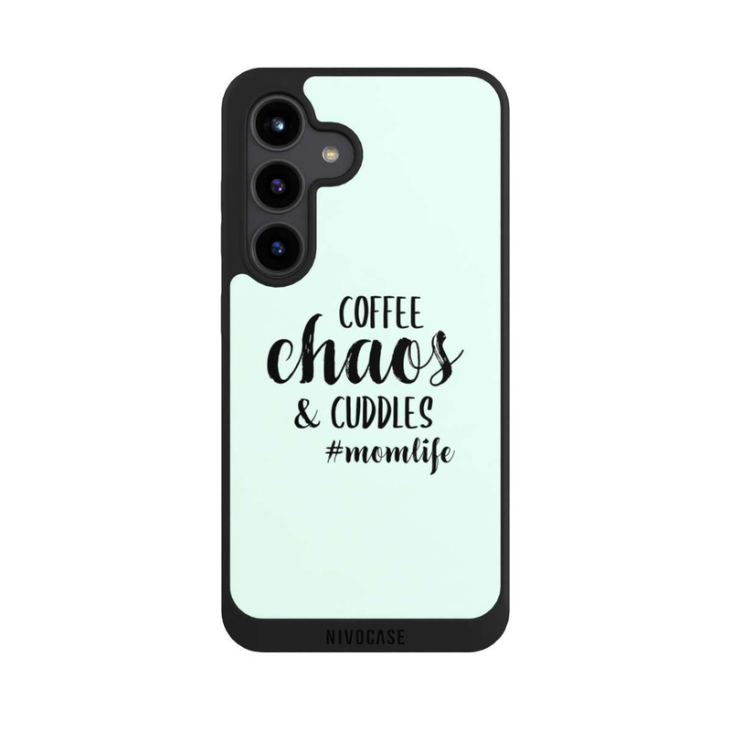Galaxy S24 NIVOpure Coffee Chaos Cuddles Green