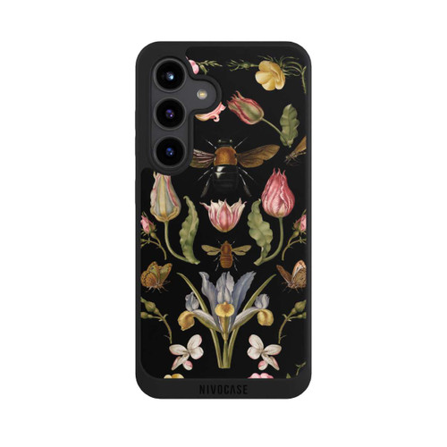 Samsung Galaxy S24 NIVOpure Wildblumen und Biene Schwarz
