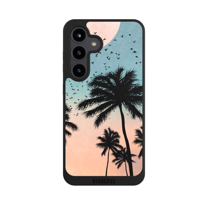 Galaxy S24 NIVOpure Sonnenaufgang Palmen