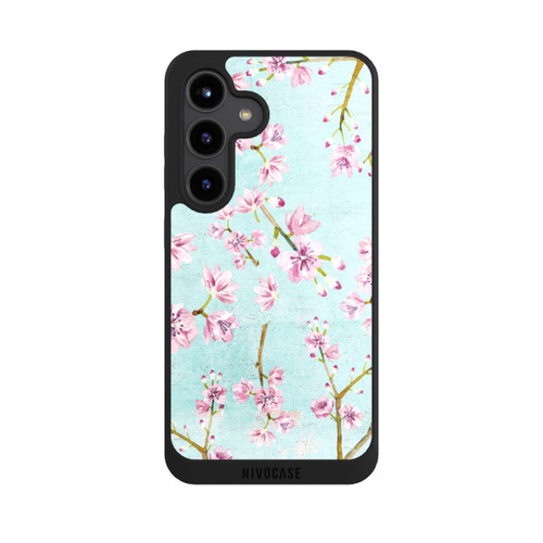 Samsung Galaxy S24 NIVOpure Cherry Blossom Twigs Pattern Light Blue