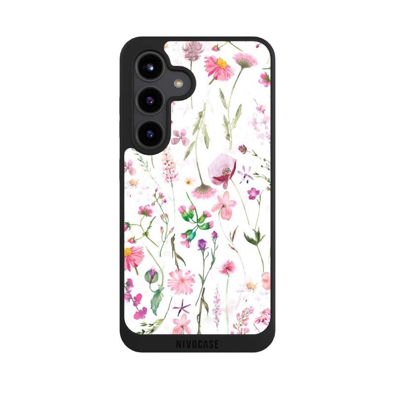 Galaxy S24 NIVOpure Pink Flower Meadow