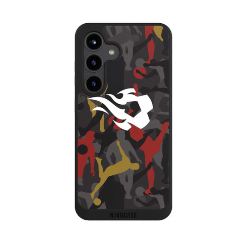 Samsung Galaxy S24 NIVOpure Belgian Red Flames Camouflage