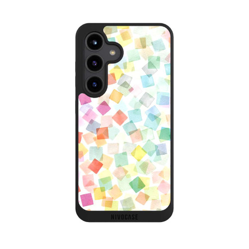 Samsung Galaxy S24 NIVOpure Confetti Geometric Plaids Rainbow