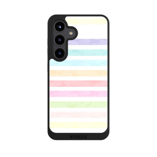 Samsung Galaxy S24 NIVOpure Regenbogenfarbene Streifen