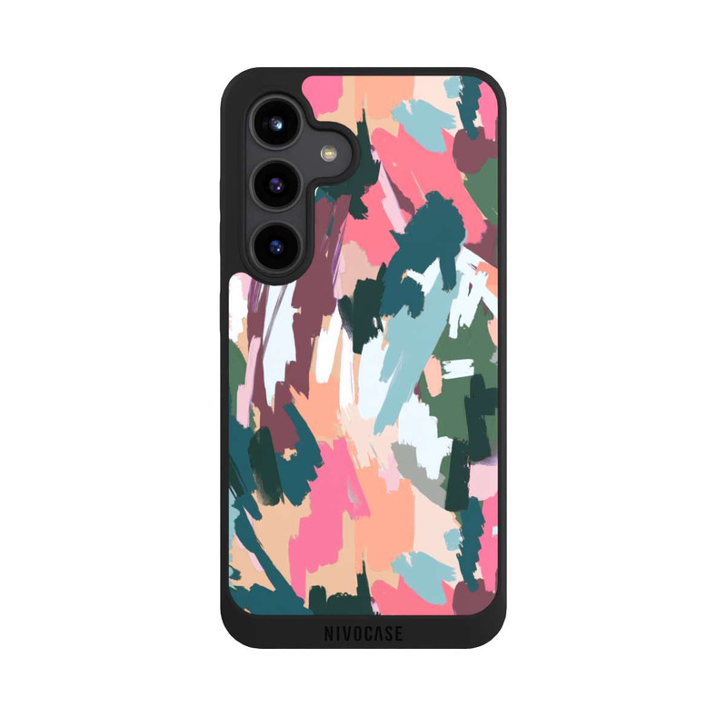 Galaxy S24 NIVOpure Abstrait Artistique Texture Rose