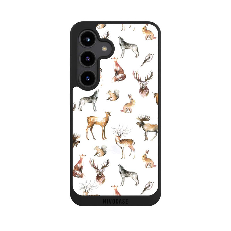 Galaxy S24 NIVOpure Woodland Winter Animals