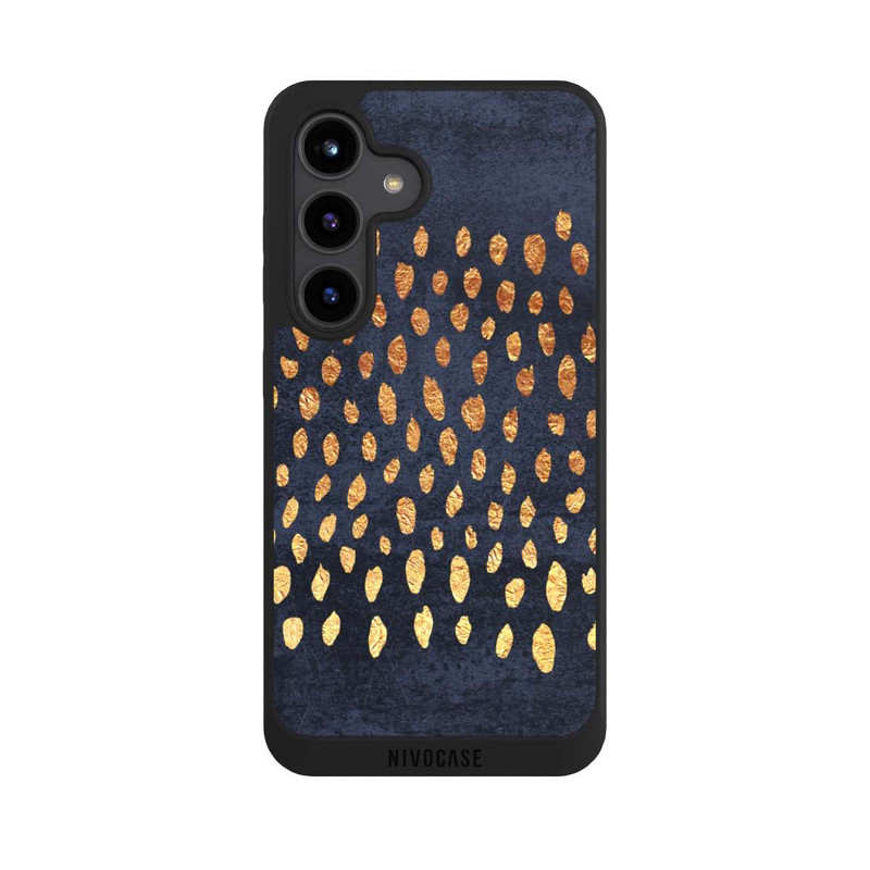 Galaxy S24 NIVOpure Or & Bleu Pattern