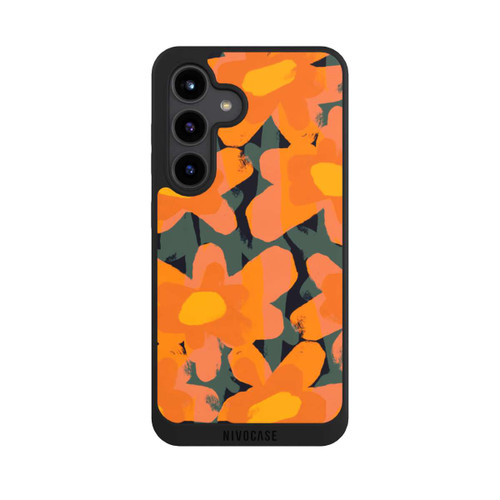 Samsung Galaxy S24 NIVOpure Blumenwiese Orange