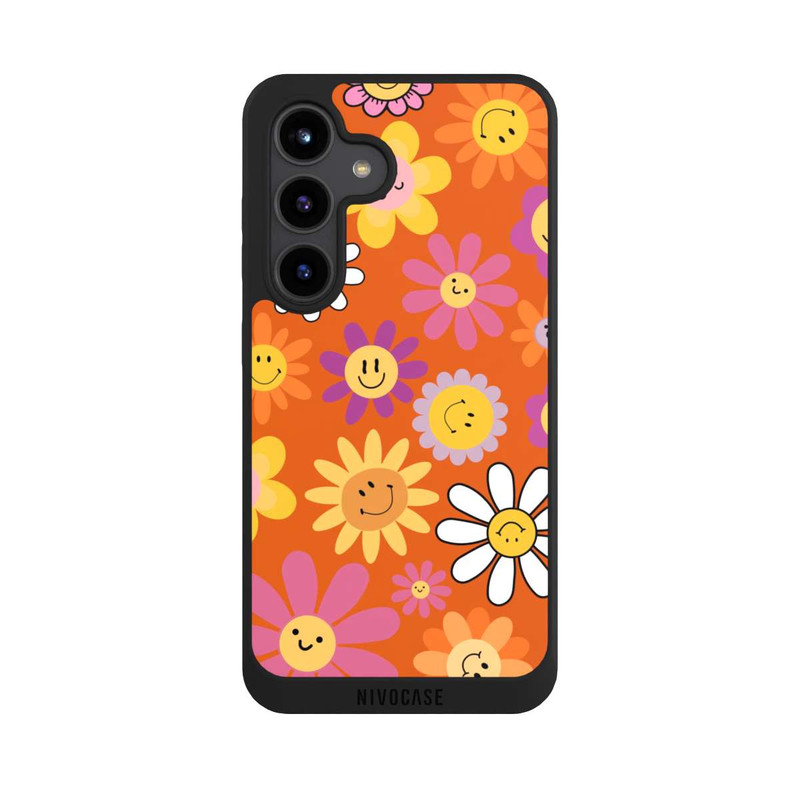 Galaxy S24 NIVOpure Smiles Orange Flowers