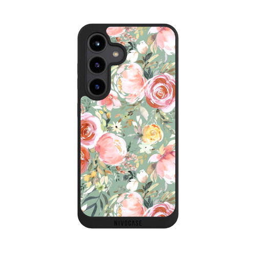 Samsung Galaxy S24 NIVOpure Pastellfarbener Pfingstrosenstrauß