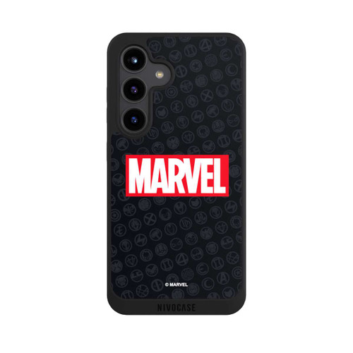Samsung Galaxy S24 NIVOpure Marvel Logo Black Red