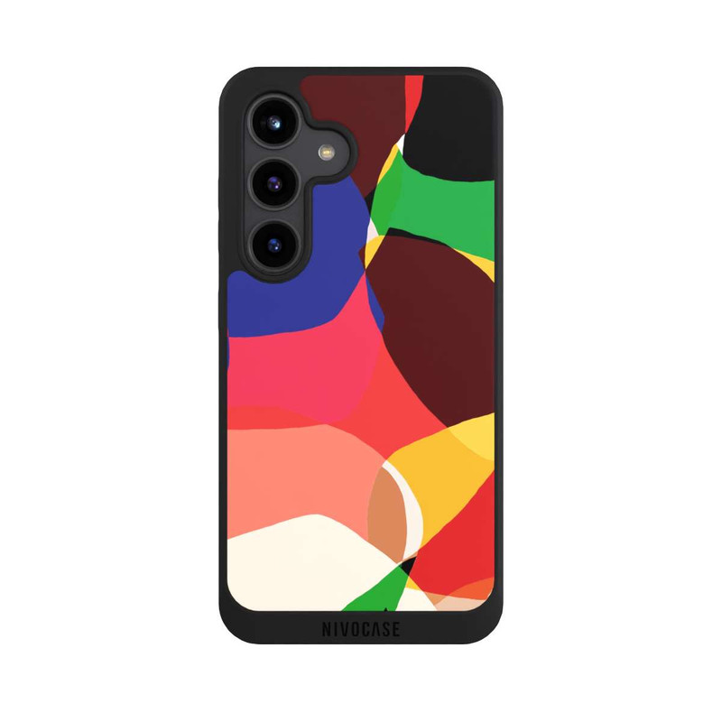 Galaxy S24 NIVOpure Colorful Retro Shapes Background