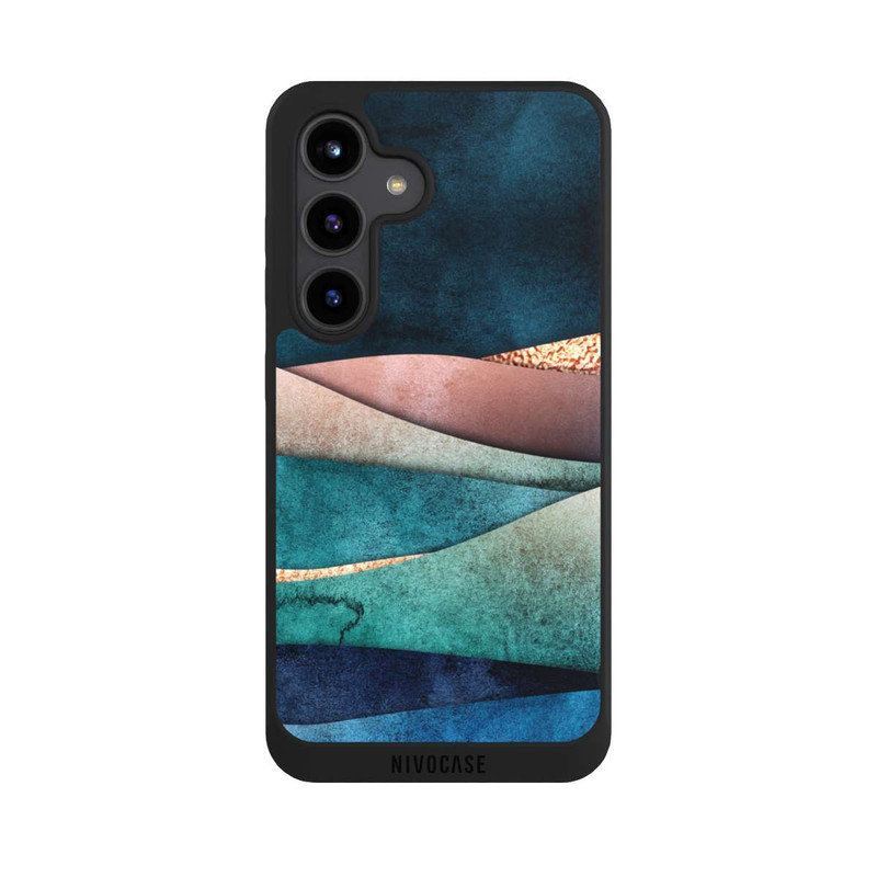 Galaxy S24 NIVOpure Vagues bleu-or