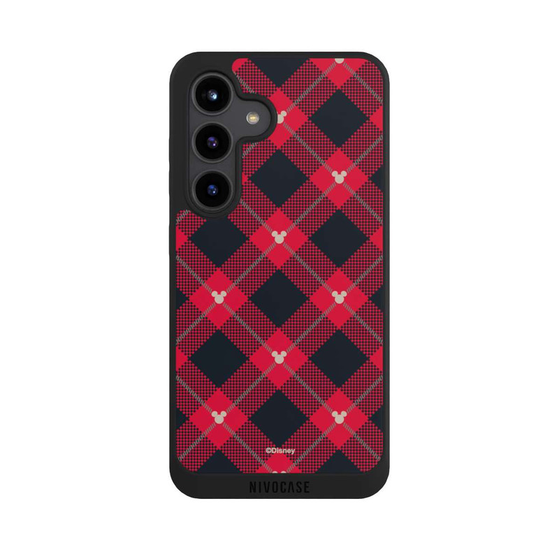 Galaxy S24 NIVOpure Mickey Weihnachtsmuster Rot