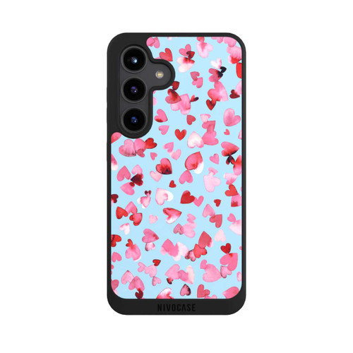 Samsung Galaxy S24 NIVOpure Valentinstagsherzen in rosa blau