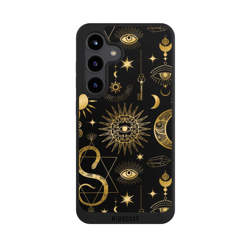 Galaxy S24 NIVOpure Himmlische Sonne und Mond Steampunk