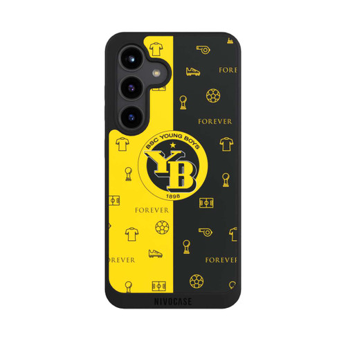 Samsung Galaxy S24 NIVOpure BSC YB Gelb Schwarz Muster