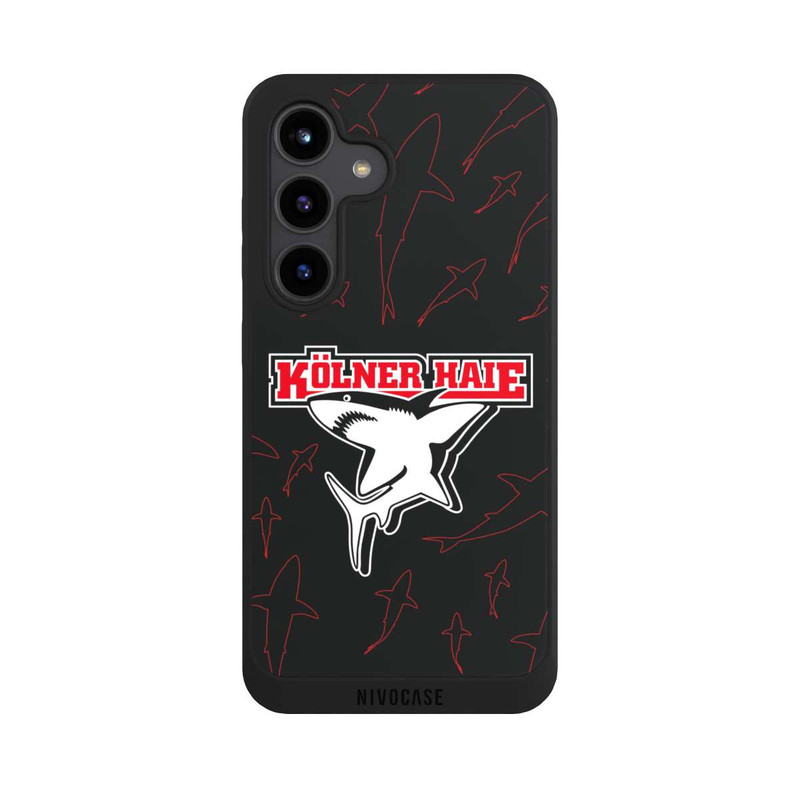 Galaxy S24 NIVOpure Haie Muster Rot