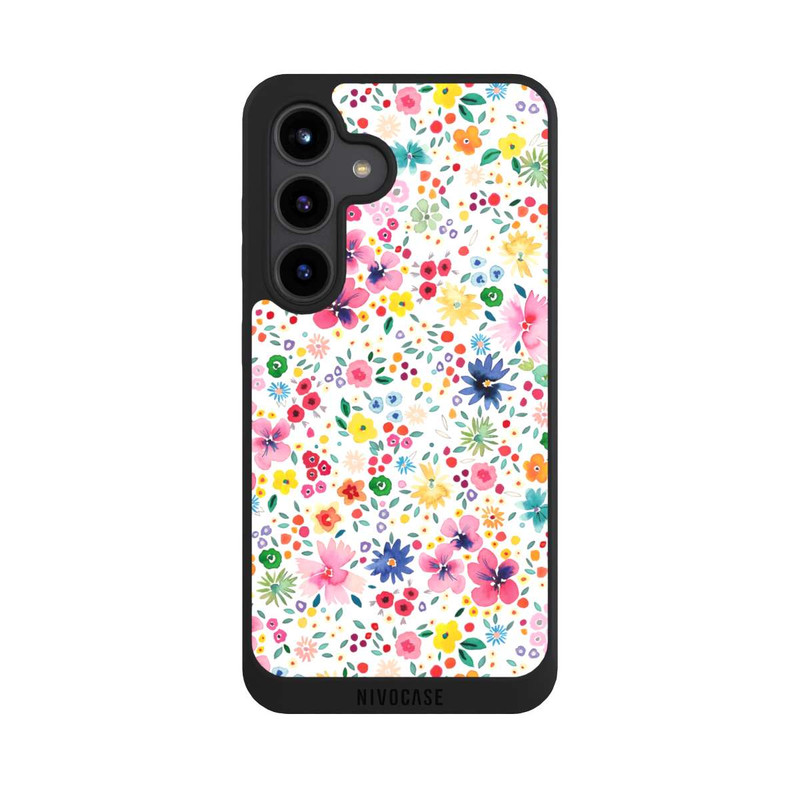 Galaxy S24 NIVOpure Millefleurs Pink Spring Garden