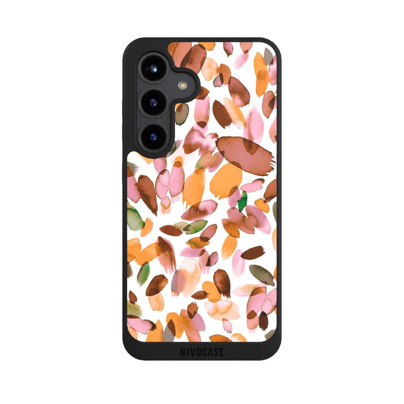 Galaxy S24 NIVOpure Watercolor Petal Stains Orange