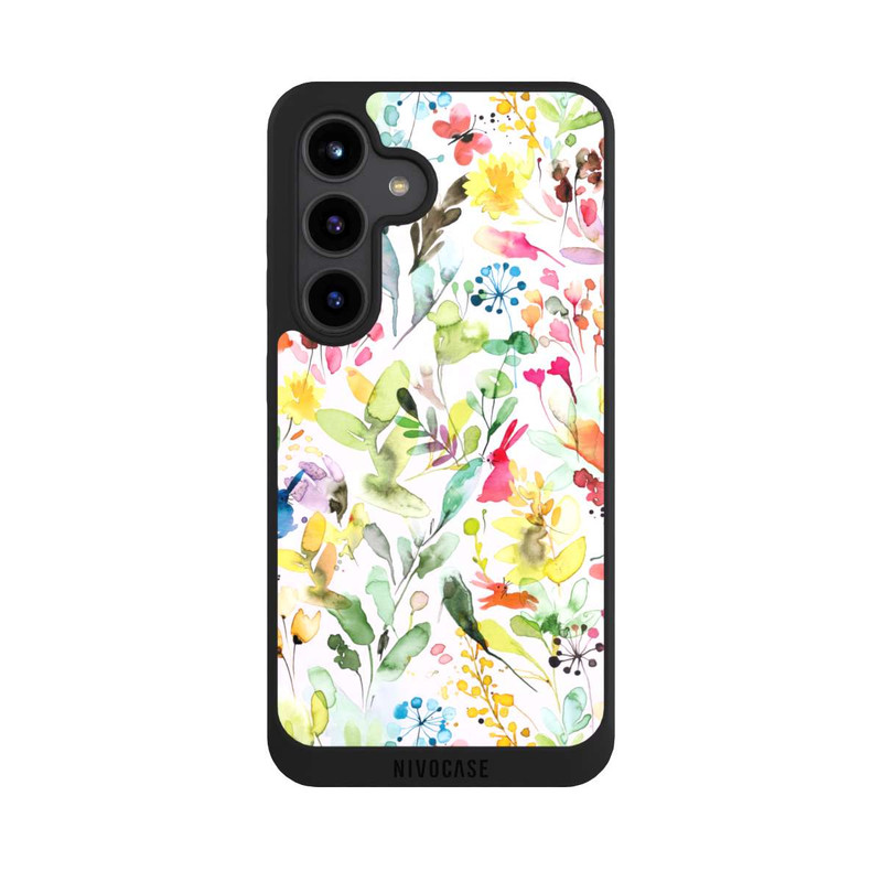 Galaxy S24 NIVOpure Wild Flowers Meadow Pink